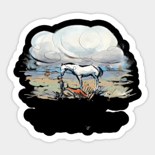 Mole Fox Horse What Else Do You Think Quote Sticker